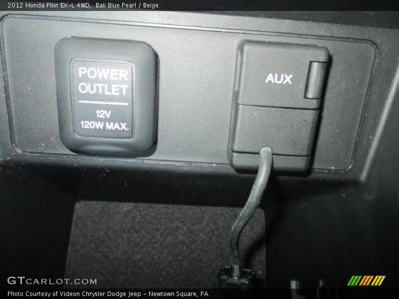 Bali Blue Pearl / Beige 2012 Honda Pilot EX-L 4WD