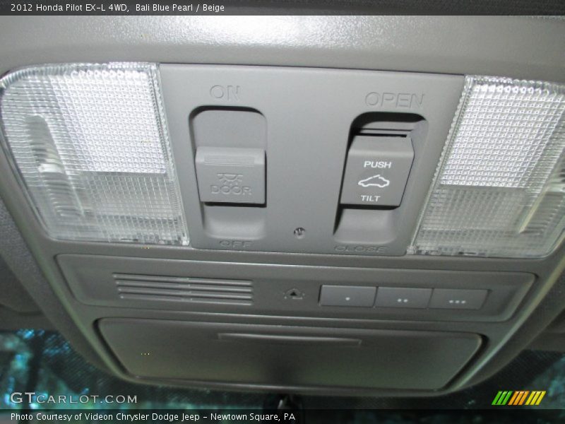 Bali Blue Pearl / Beige 2012 Honda Pilot EX-L 4WD