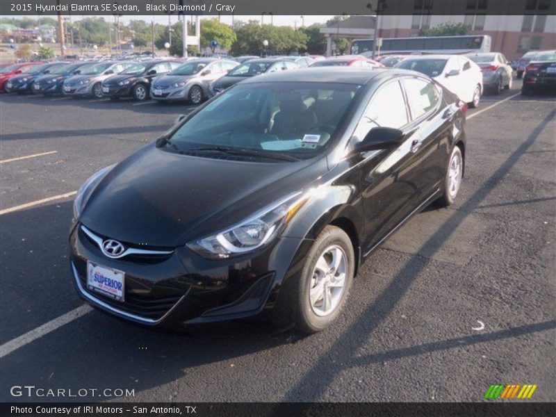 Black Diamond / Gray 2015 Hyundai Elantra SE Sedan