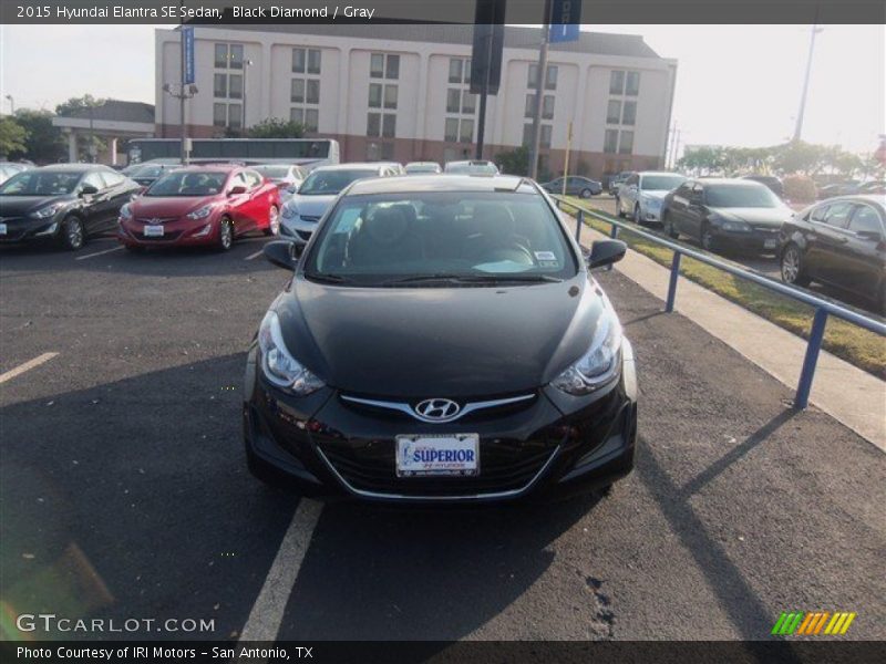 Black Diamond / Gray 2015 Hyundai Elantra SE Sedan