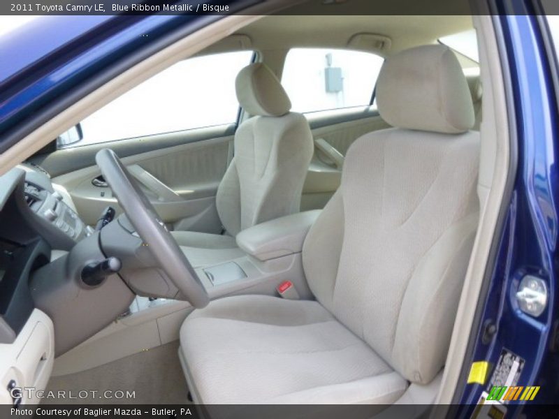 Blue Ribbon Metallic / Bisque 2011 Toyota Camry LE
