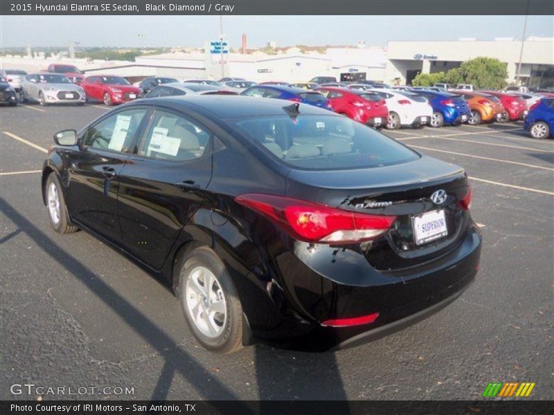 Black Diamond / Gray 2015 Hyundai Elantra SE Sedan
