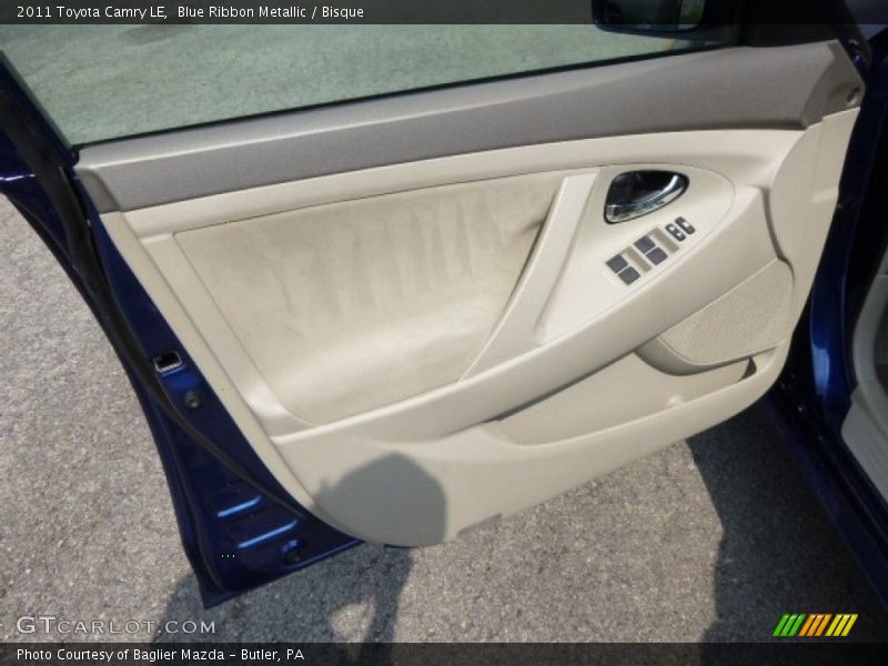 Blue Ribbon Metallic / Bisque 2011 Toyota Camry LE