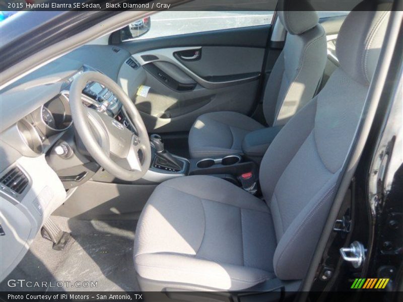 Black Diamond / Gray 2015 Hyundai Elantra SE Sedan