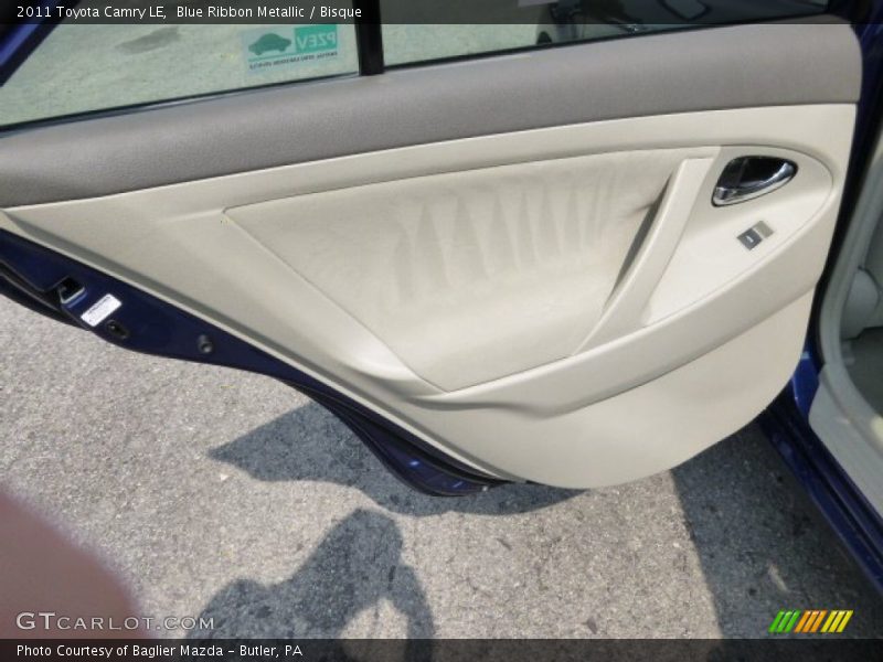 Blue Ribbon Metallic / Bisque 2011 Toyota Camry LE