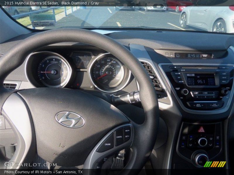 Black Diamond / Gray 2015 Hyundai Elantra SE Sedan