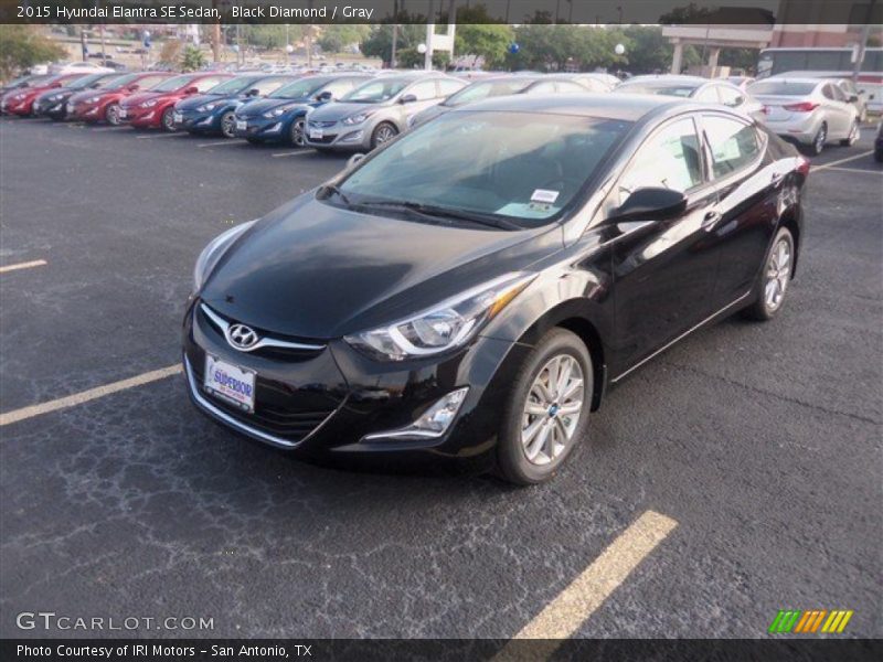 Black Diamond / Gray 2015 Hyundai Elantra SE Sedan