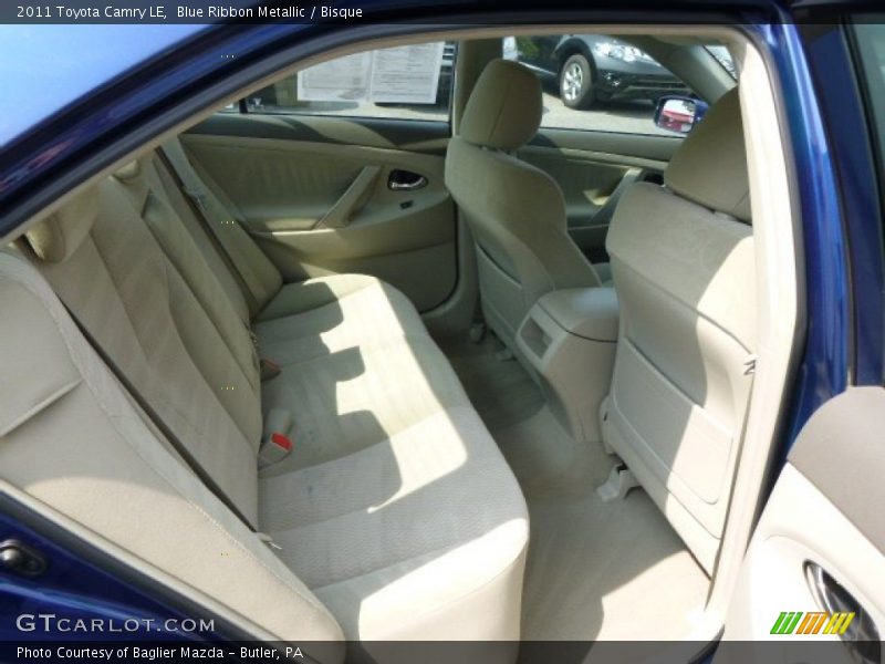 Blue Ribbon Metallic / Bisque 2011 Toyota Camry LE