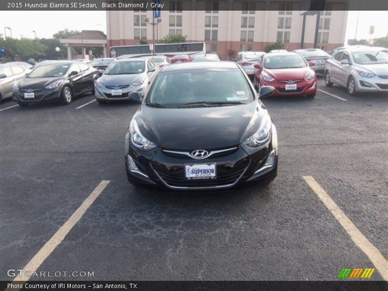 Black Diamond / Gray 2015 Hyundai Elantra SE Sedan
