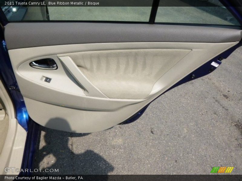 Blue Ribbon Metallic / Bisque 2011 Toyota Camry LE