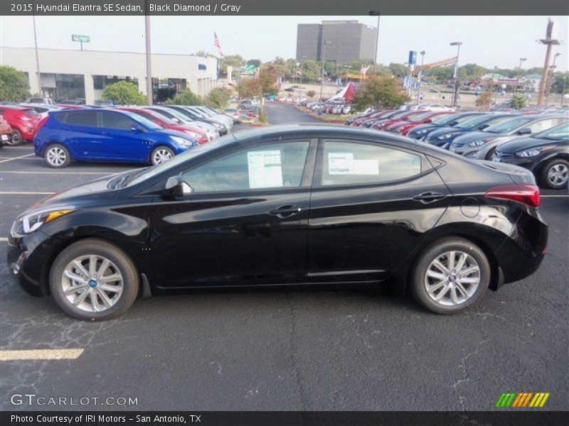 Black Diamond / Gray 2015 Hyundai Elantra SE Sedan