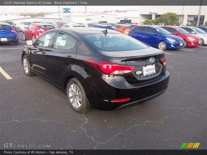 Black Diamond / Gray 2015 Hyundai Elantra SE Sedan