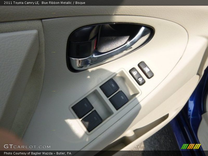 Blue Ribbon Metallic / Bisque 2011 Toyota Camry LE