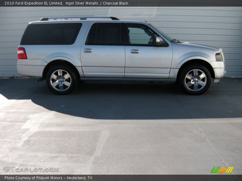 Ingot Silver Metallic / Charcoal Black 2010 Ford Expedition EL Limited