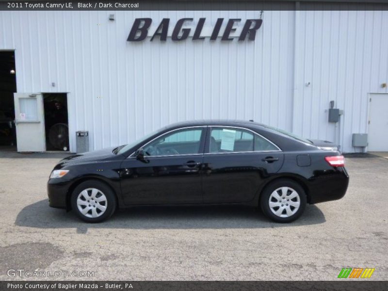 Black / Dark Charcoal 2011 Toyota Camry LE