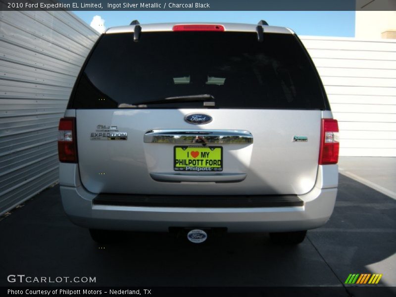 Ingot Silver Metallic / Charcoal Black 2010 Ford Expedition EL Limited