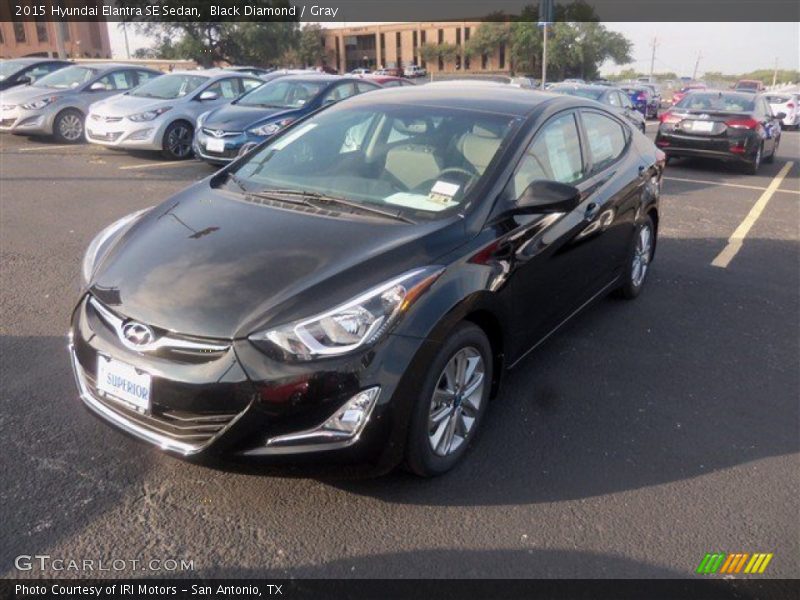 Black Diamond / Gray 2015 Hyundai Elantra SE Sedan