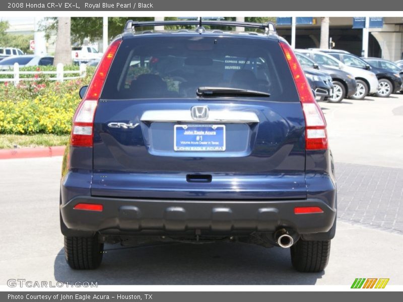 Royal Blue Pearl / Black 2008 Honda CR-V EX-L