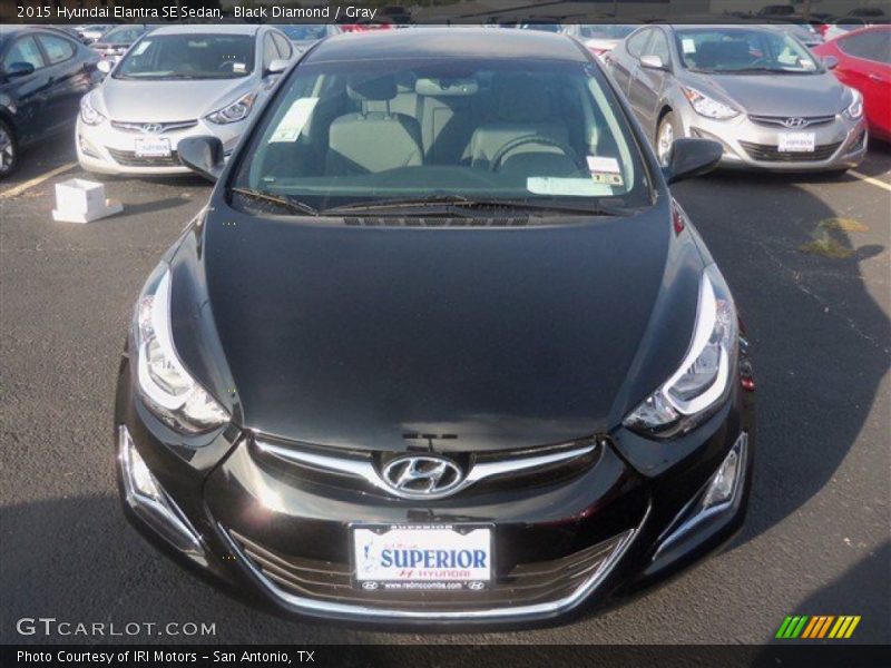 Black Diamond / Gray 2015 Hyundai Elantra SE Sedan