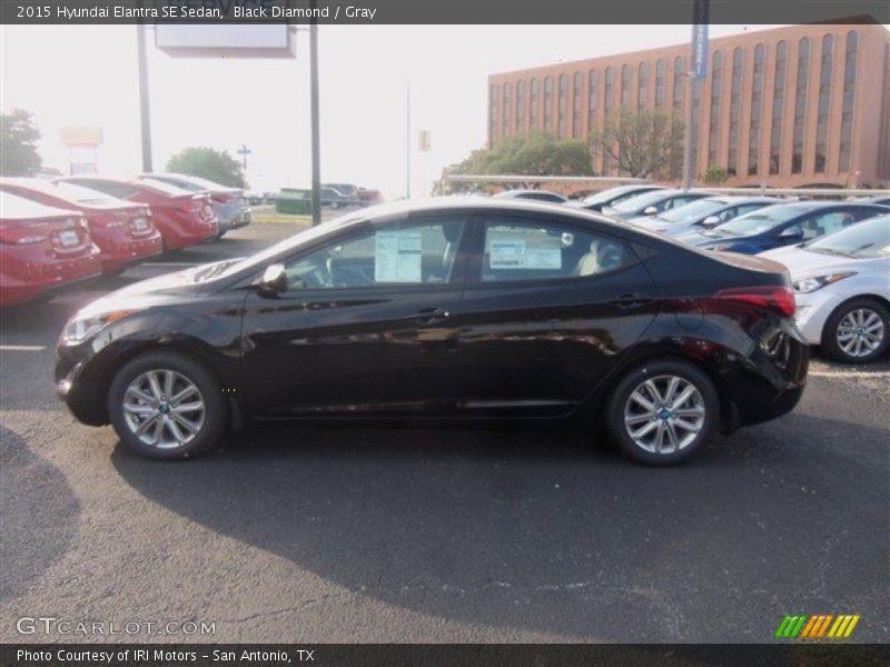 Black Diamond / Gray 2015 Hyundai Elantra SE Sedan