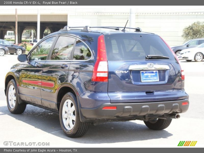 Royal Blue Pearl / Black 2008 Honda CR-V EX-L