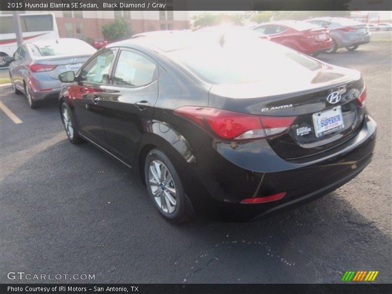 Black Diamond / Gray 2015 Hyundai Elantra SE Sedan