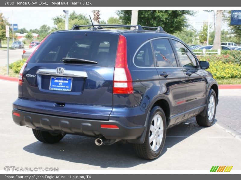 Royal Blue Pearl / Black 2008 Honda CR-V EX-L