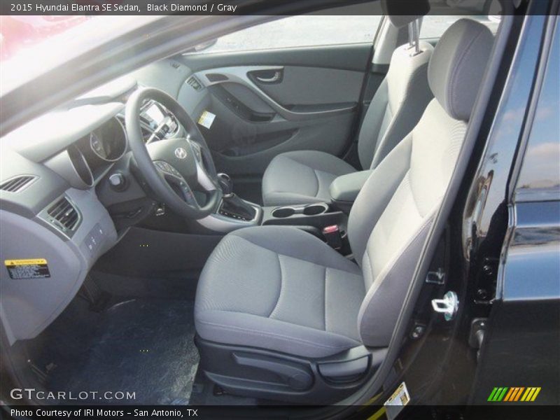 Black Diamond / Gray 2015 Hyundai Elantra SE Sedan