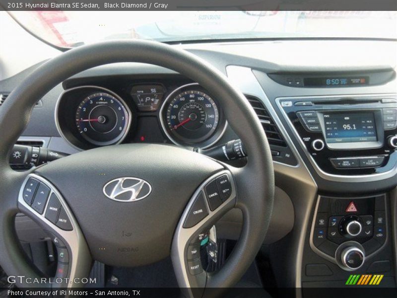Black Diamond / Gray 2015 Hyundai Elantra SE Sedan