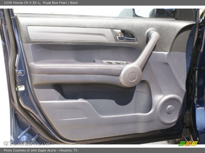 Royal Blue Pearl / Black 2008 Honda CR-V EX-L