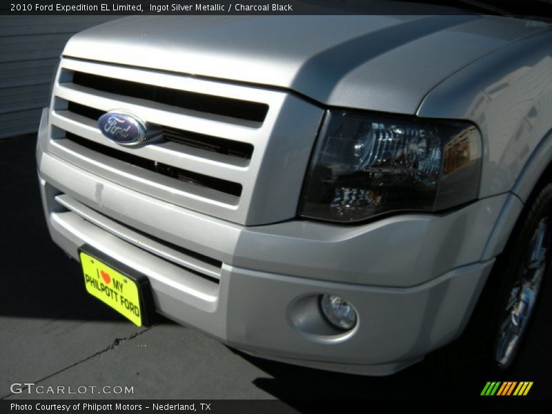 Ingot Silver Metallic / Charcoal Black 2010 Ford Expedition EL Limited