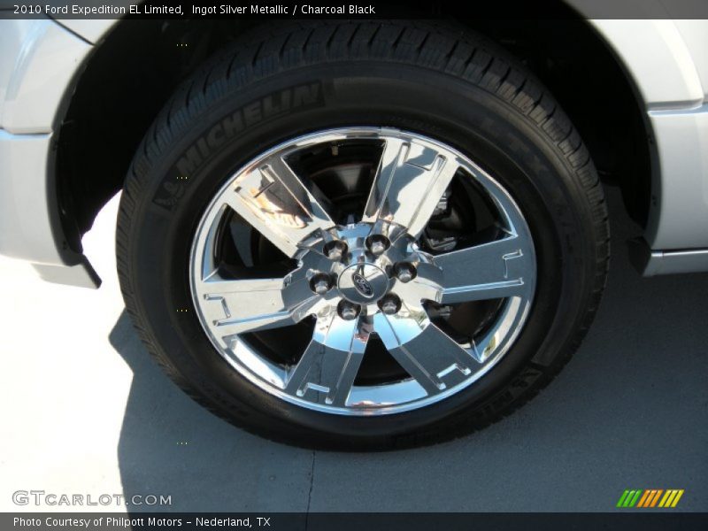 Ingot Silver Metallic / Charcoal Black 2010 Ford Expedition EL Limited