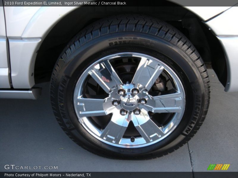 Ingot Silver Metallic / Charcoal Black 2010 Ford Expedition EL Limited