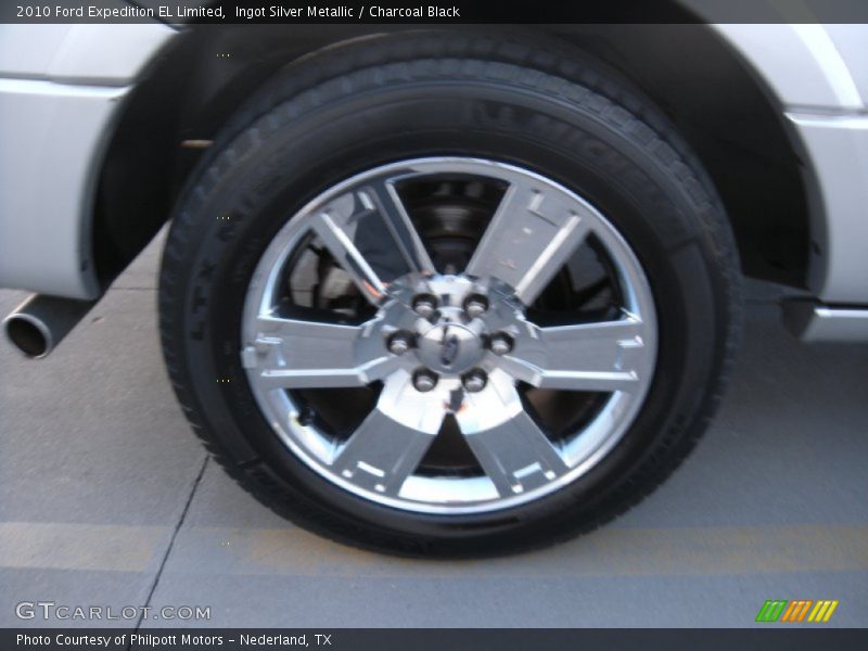 Ingot Silver Metallic / Charcoal Black 2010 Ford Expedition EL Limited