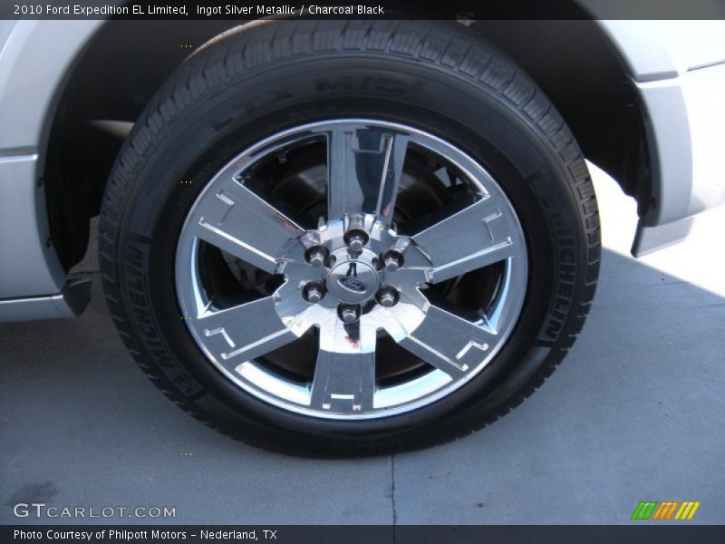 Ingot Silver Metallic / Charcoal Black 2010 Ford Expedition EL Limited