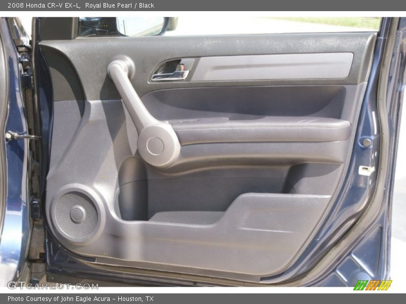 Royal Blue Pearl / Black 2008 Honda CR-V EX-L