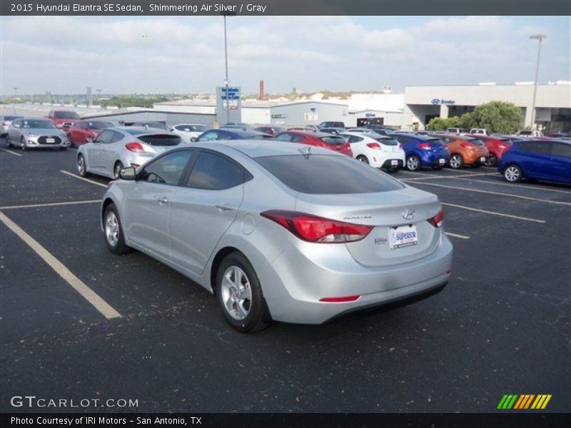 Shimmering Air Silver / Gray 2015 Hyundai Elantra SE Sedan