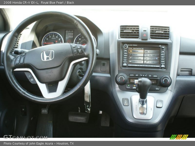 Royal Blue Pearl / Black 2008 Honda CR-V EX-L