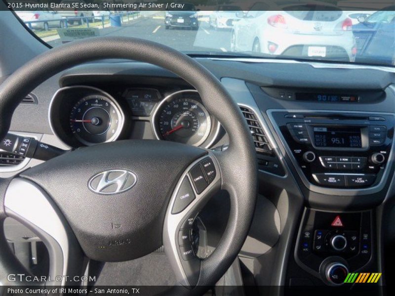 Shimmering Air Silver / Gray 2015 Hyundai Elantra SE Sedan