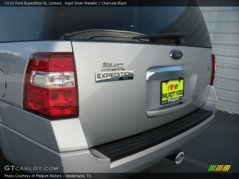 Ingot Silver Metallic / Charcoal Black 2010 Ford Expedition EL Limited
