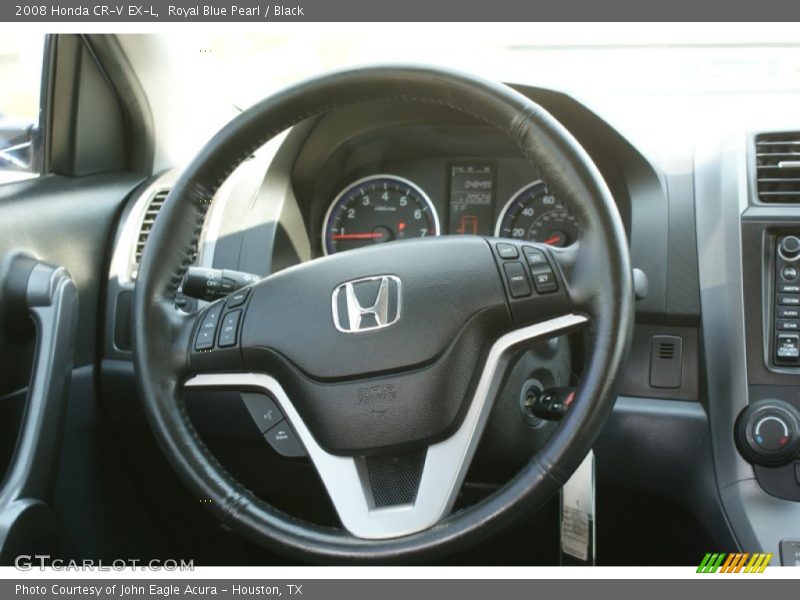 Royal Blue Pearl / Black 2008 Honda CR-V EX-L