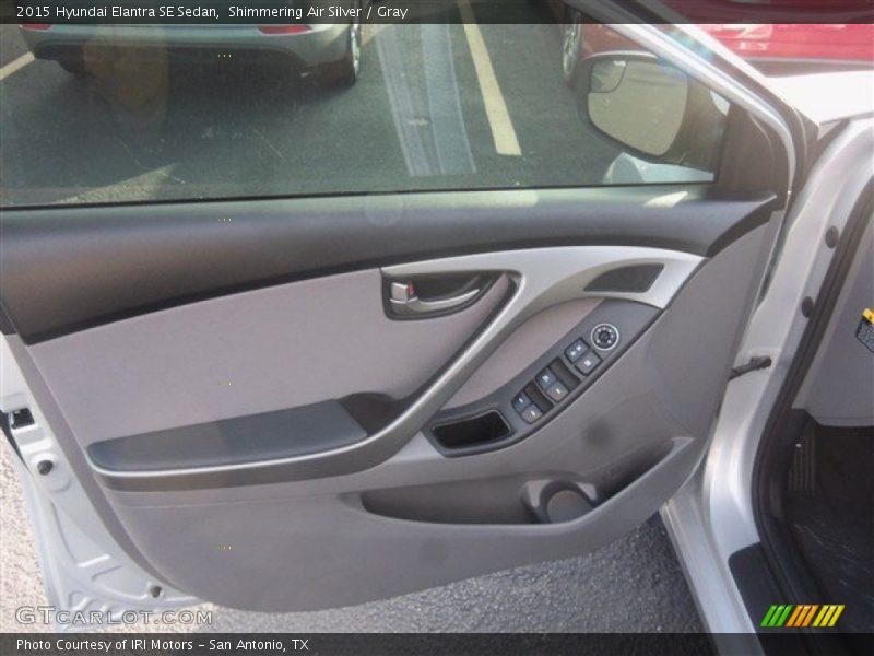 Shimmering Air Silver / Gray 2015 Hyundai Elantra SE Sedan