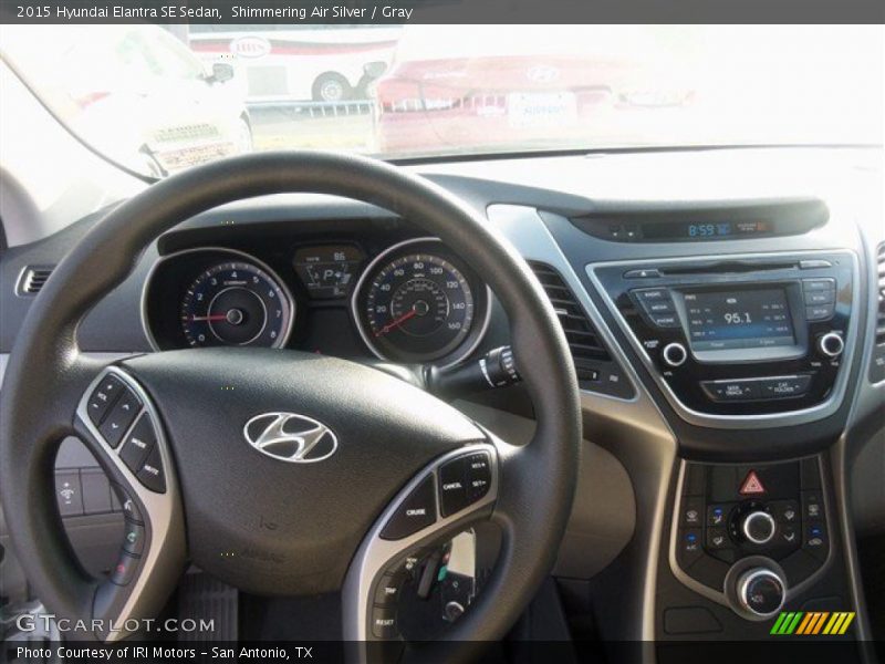 Shimmering Air Silver / Gray 2015 Hyundai Elantra SE Sedan
