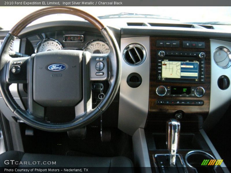 Ingot Silver Metallic / Charcoal Black 2010 Ford Expedition EL Limited