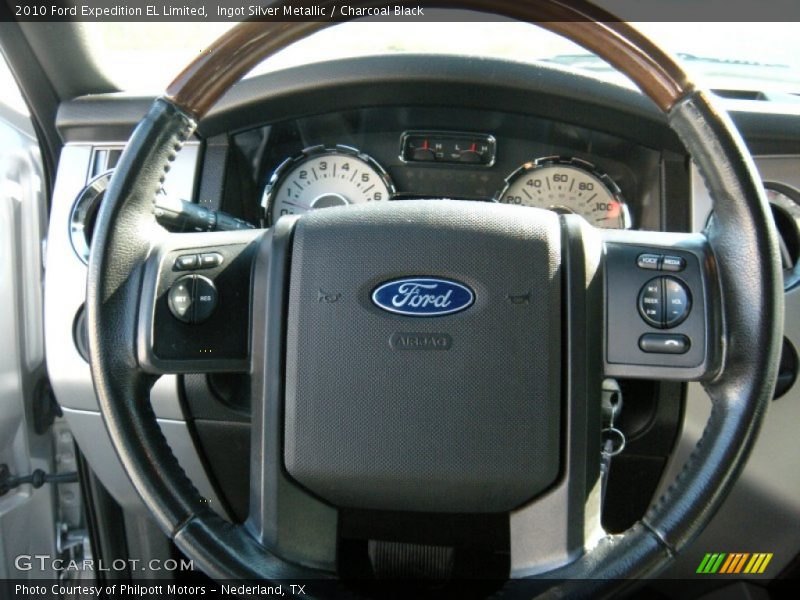 Ingot Silver Metallic / Charcoal Black 2010 Ford Expedition EL Limited