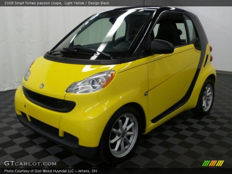 Light Yellow / Design Black 2008 Smart fortwo passion coupe