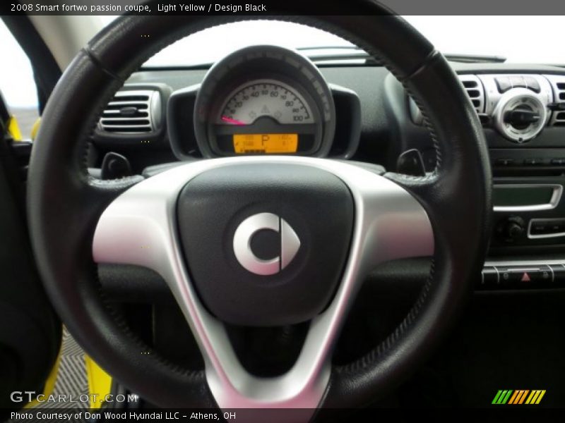 Light Yellow / Design Black 2008 Smart fortwo passion coupe
