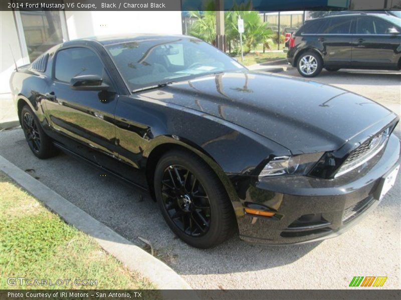 Black / Charcoal Black 2014 Ford Mustang V6 Coupe