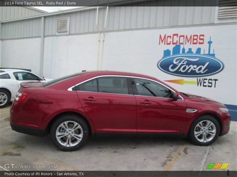 Ruby Red / Dune 2014 Ford Taurus SEL