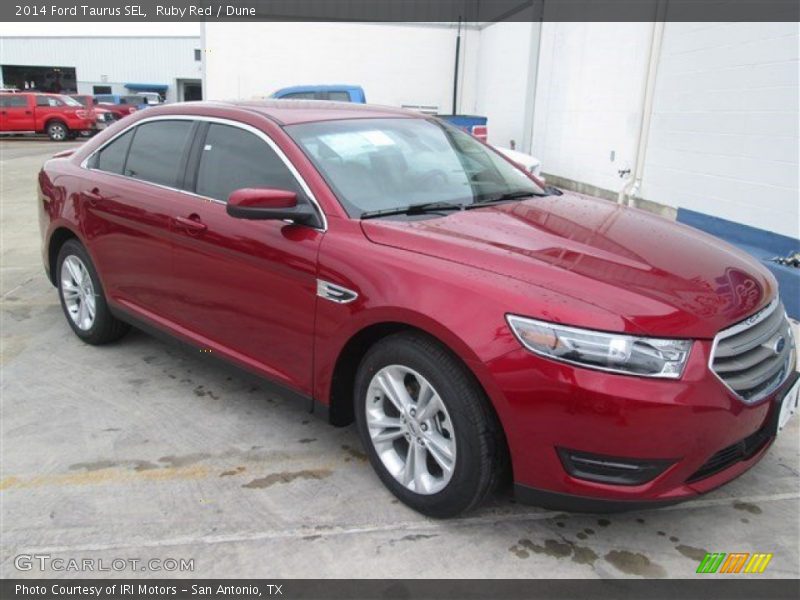 Ruby Red / Dune 2014 Ford Taurus SEL